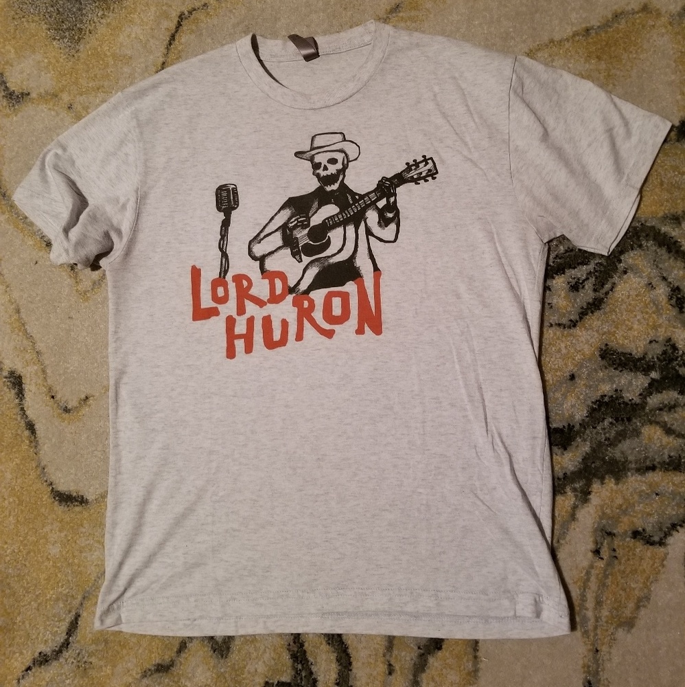 Lord Huron Gray Band T Shirt